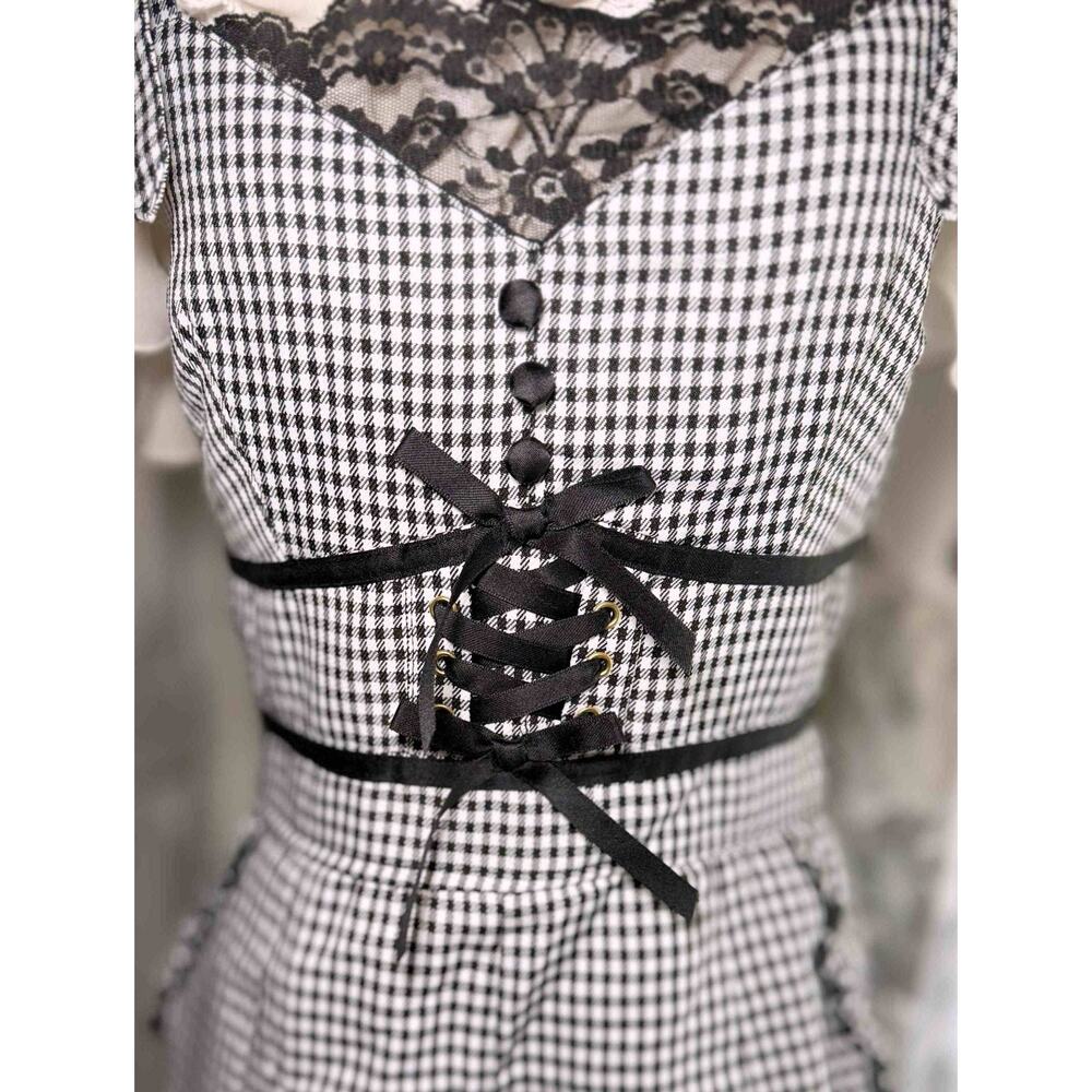Liz Lisa Frill Ribbon Salopettes Axes Femme Blouse Jfashion Gyaru Himekaji Japan - Picture 8 of 16
